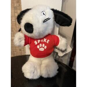 Vintage Dakin Plush SPIKE Snoopy's Brother Daisy Hill Farm 1975 Tag Peanuts